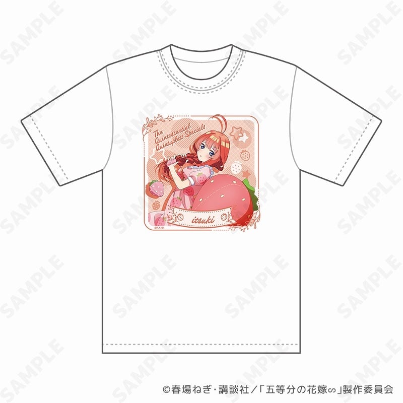 五等分の花嫁∽ いちごルームウェア Tシャツ 5.五月 XL
 アニメイトで
2024年11月下旬発売