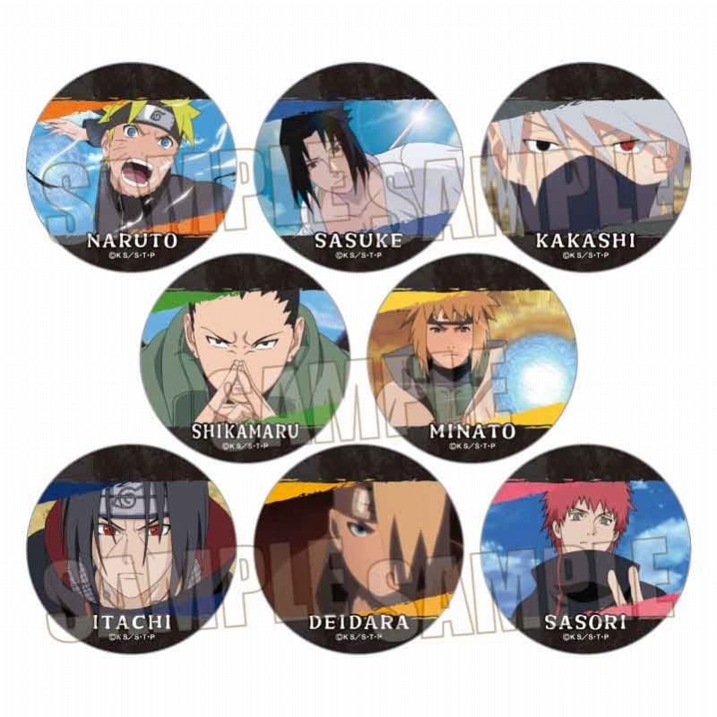 NARUTO-ナルト- トレーディングメモリーズ缶バッジ
 アニメイトで
12月下旬発売