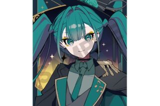 初音ミク 缶マグネット 初音ミク ブラックサーカス アニメイトで2024年12月発売