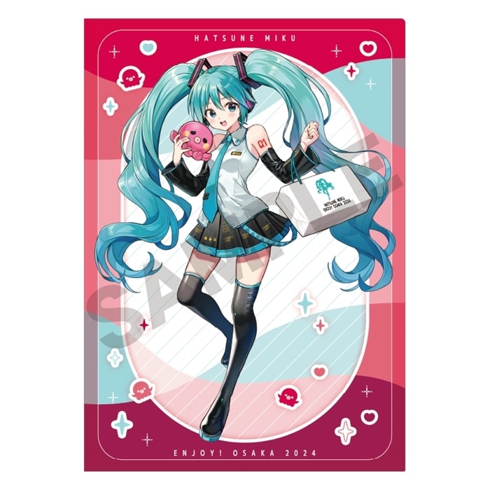 初音ミク シングルクリアファイル 初音ミク エンジョイ大阪2024 アニメイトで2024年12月発売