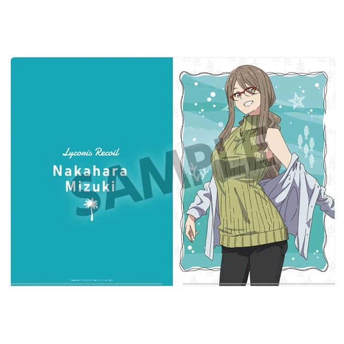 リコリス・リコイル クリアファイル 中原ミズキ ハワイ ver.
 アニメイトで
2024年11月発売