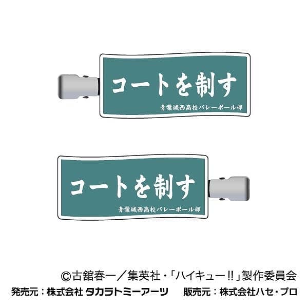 ハイキュー!! 前髪クリップ 02青葉城西高校
 
2024年12月発売
で取扱中