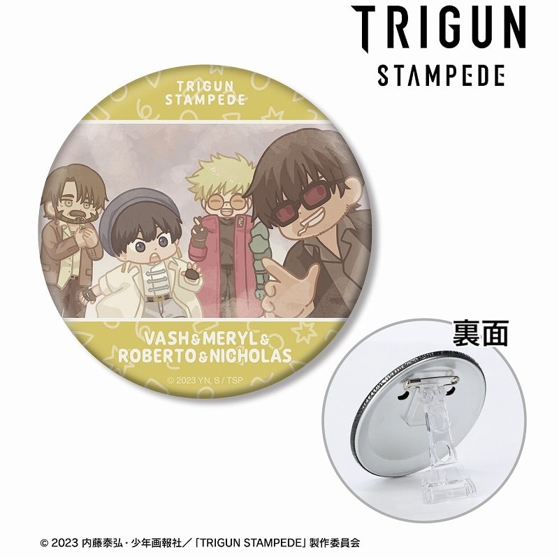 TVアニメ「TRIGUN STAMPEDE」 集合 ゆるコマ 3WAY缶バッジ
 アニメイトで2025/03/07 発売