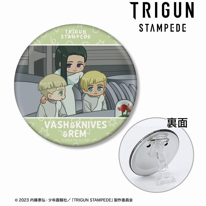 TVアニメ「TRIGUN STAMPEDE」 ヴァッシュ&ナイヴズ&レム ゆるコマ 3WAY缶バッジ
 アニメイトで2025/03/07 発売