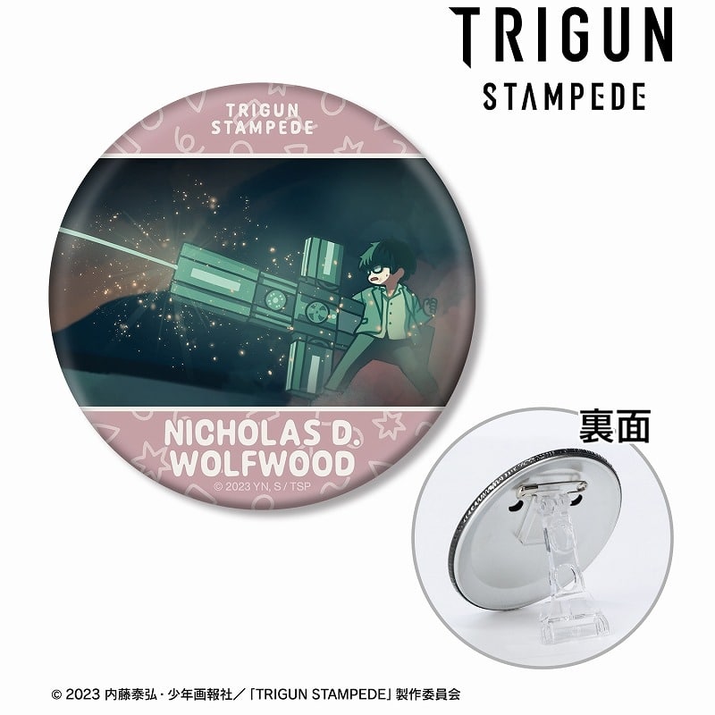 TVアニメ「TRIGUN STAMPEDE」 ニコラス・D・ウルフウッド ゆるコマ 3WAY缶バッジ ver.B
 アニメイトで2025/03/07 発売