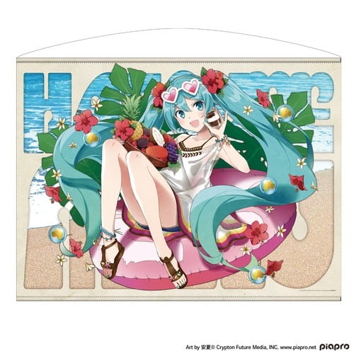 【再販】初音ミク 100cmタペストリー 安夏 Ver.                     ホビーストックで2024年12月発売