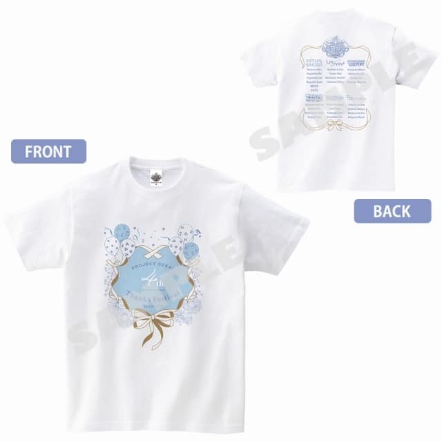 プロセカ プロジェクトセカイ 4th Anniversary 感謝祭Tシャツ XLサイズ
 アニメイトで
2024/10/12 発売