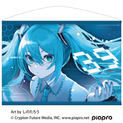 【再販】初音ミク 横型B2タペストリー しのたろうVer.                     ホビーストックで2024年12月発売