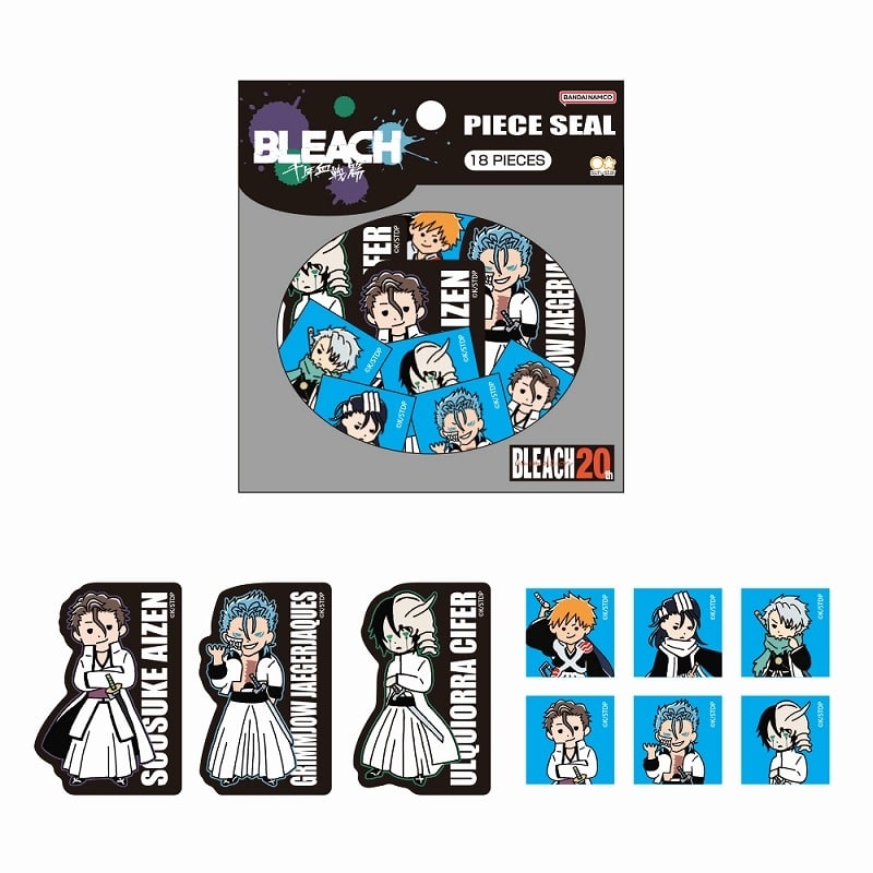 BLEACH 千年血戦篇 ピースシール B
 
2024年12月下旬発売
で取扱中