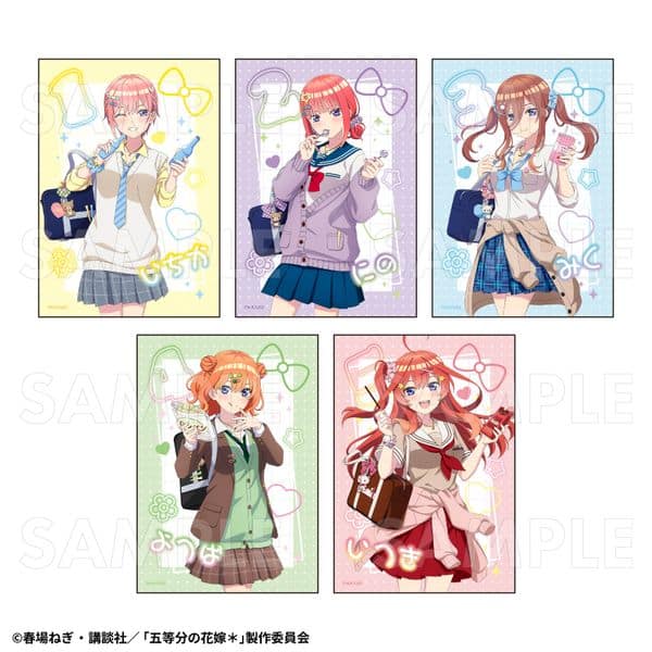 五等分の花嫁* アオハルStyle トレーディングブロマイド  キャラアニで
                                                2025年01月発売