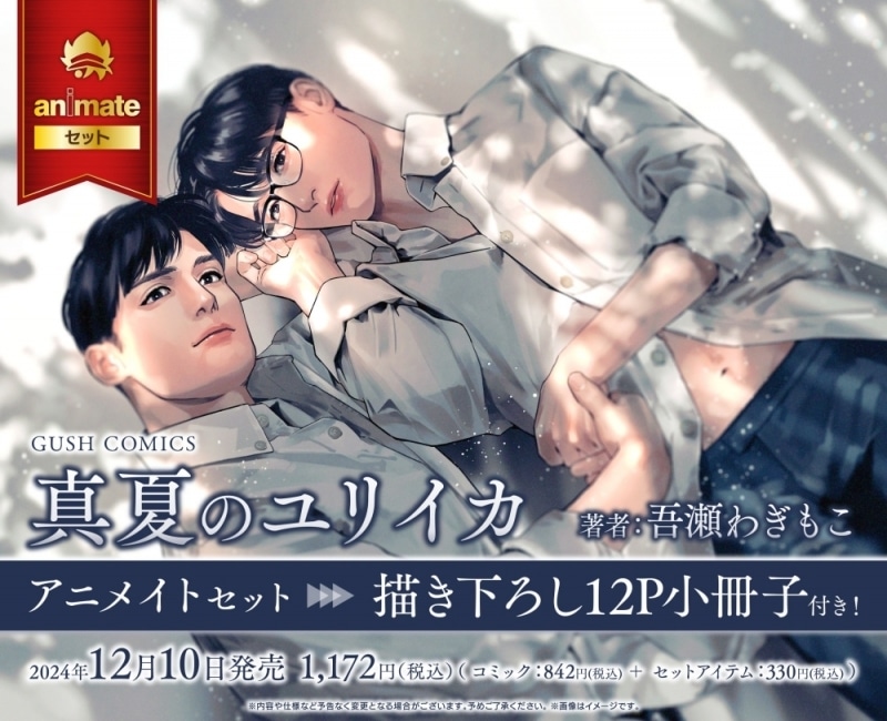 [BL漫画] 真夏のユリイカ アニメイトセット【描き下ろし12P小冊子付き】
 
2024年12月10日発売
で取扱中