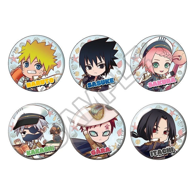 NARUTO -ナルト- petitry マリンルック 缶バッジ
 アニメイトで
02月発売