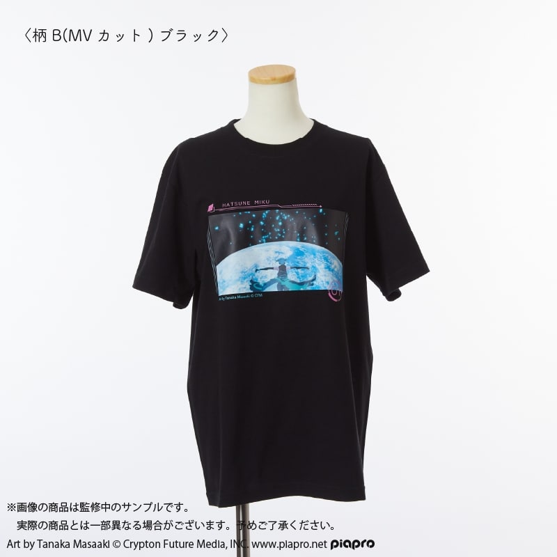 HATSUNE MIKU EXPO 10th Anniversary Tシャツ(MV切り抜きシーン) ブラック(XL) アニメイトで