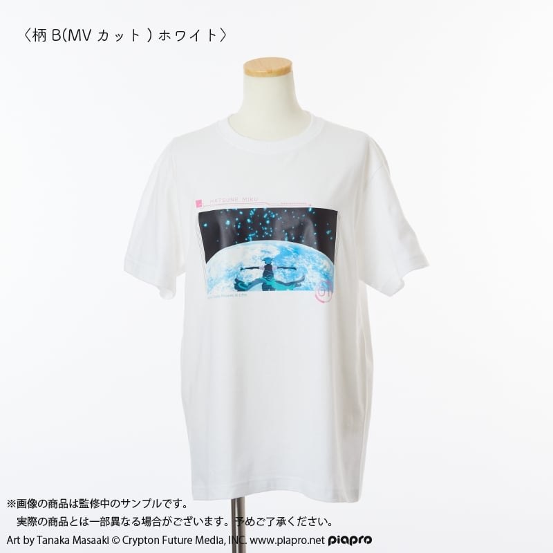 HATSUNE MIKU EXPO 10th Anniversary Tシャツ(MV切り抜きシーン) ホワイト(XL) アニメイトで