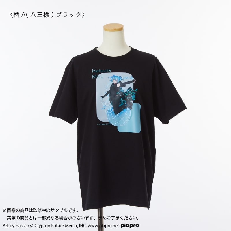 HATSUNE MIKU EXPO 10th Anniversary Tシャツ(八三さんイラスト) ブラック(XL) アニメイトで