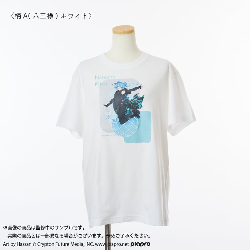 HATSUNE MIKU EXPO 10th Anniversary Tシャツ(八三さんイラスト) ホワイト(XL) アニメイトで