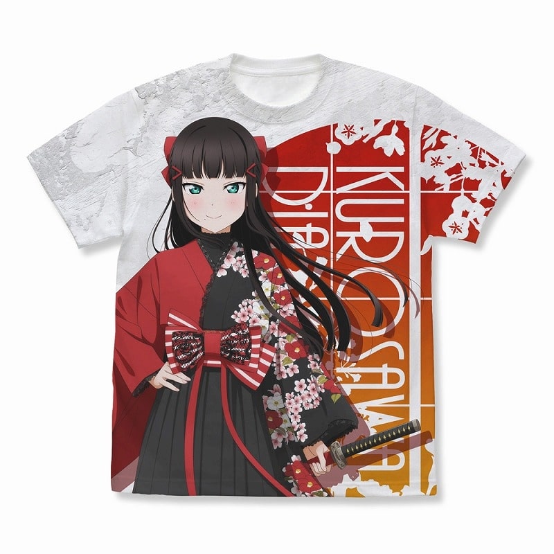 ラブライブ!サンシャイン!! 描き下ろし 黒澤ダイヤ フルグラフィックTシャツ ソロコンサートver./WHITE-M
 アニメイトで2025年02月発売