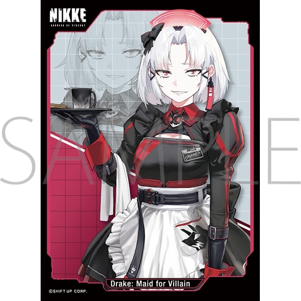 きゃらスリーブコレクション マットシリーズ 勝利の女神:NIKKE 「ドレイク:メイド・フォー・ヴィラン」(No.MT2055)
 アニメイトで
2025/02/14 発売