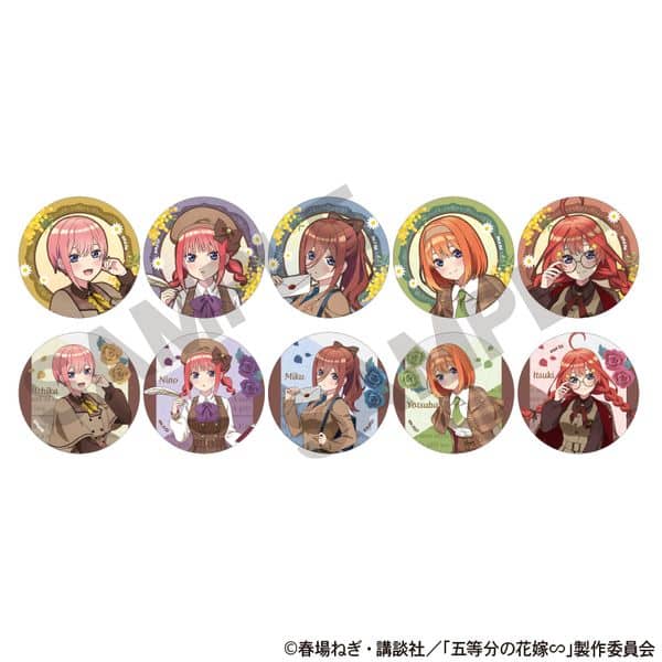 五等分の花嫁 トレーディング缶バッジ カレッジスタイル  キャラアニで
                                                2025年02月発売