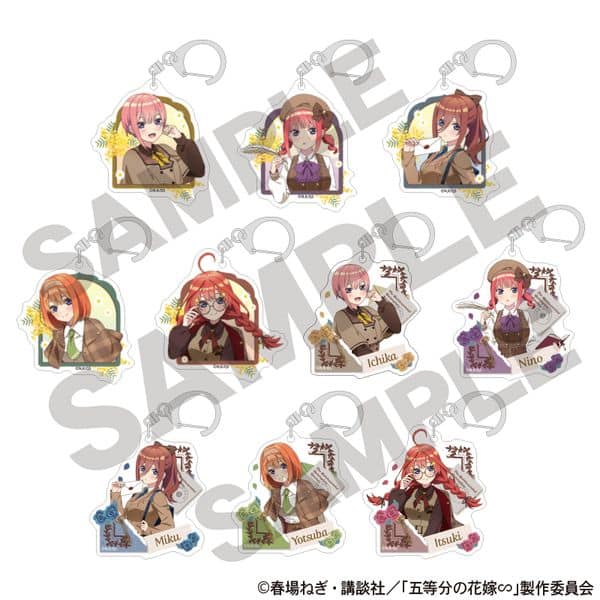 五等分の花嫁 トレーディングアクリルキーホルダー カレッジスタイル  キャラアニで
                                                2025年02月発売