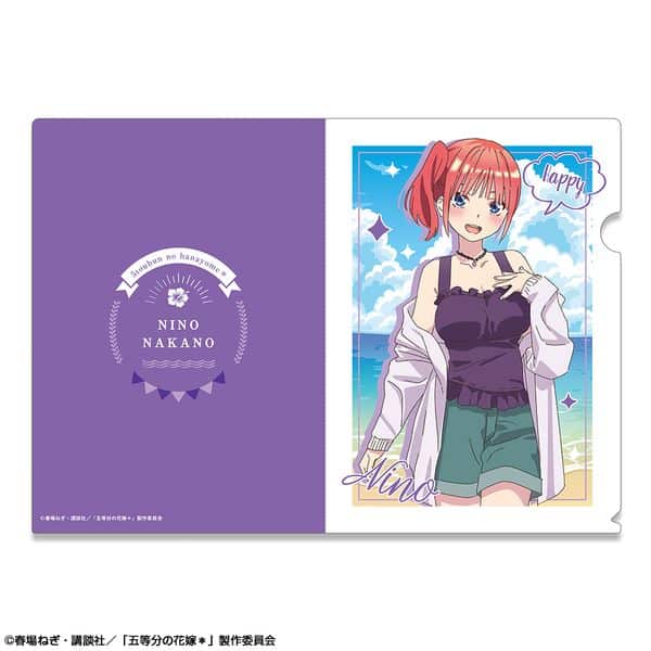 五等分の花嫁* クリアファイル デザイン02 中野二乃 キャラアニで
                                                2025年02月発売