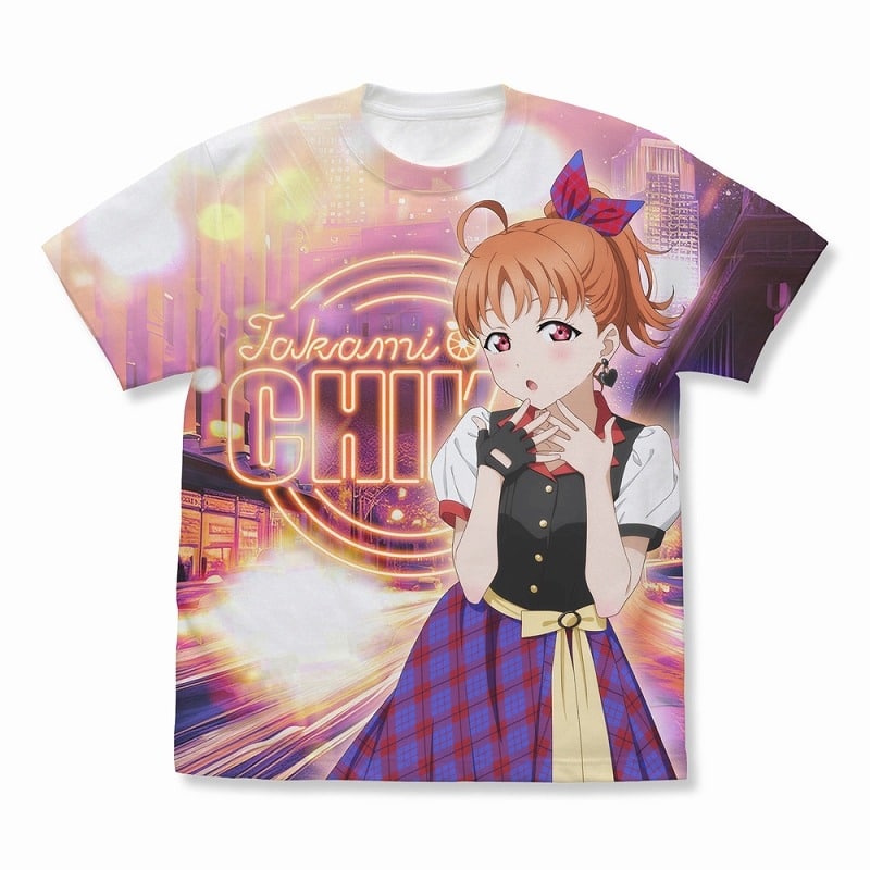 ラブライブ!サンシャイン!! 描き下ろし 高海千歌 フルグラフィックTシャツ ソロコンサートver./WHITE-XL
 アニメイトで2025年02月発売