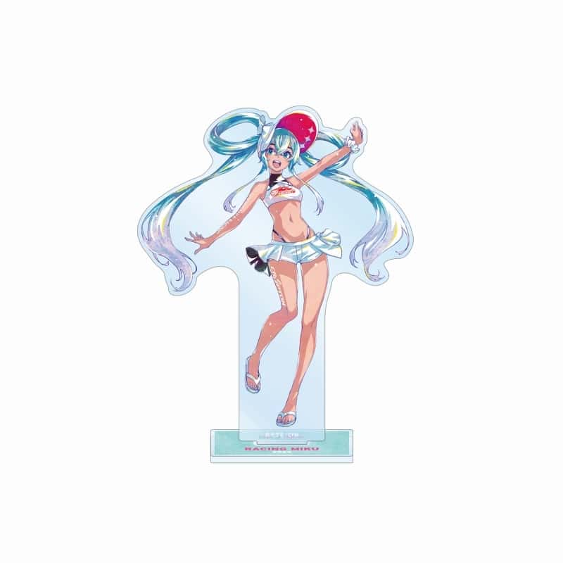 初音ミク GTプロジェクト レーシングミク 2024 Summer Holiday Ver. Ani-Art BIGアクリルスタンド アニメイトで2025/04/17 発売