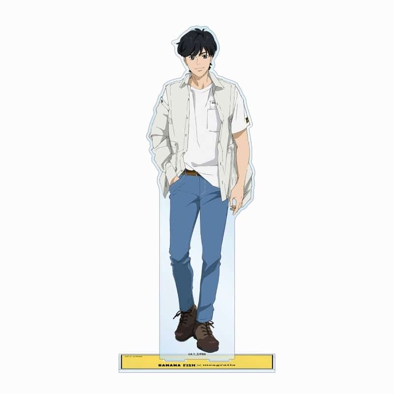 BANANA FISH meagratiaコラボ 描き下ろしイラスト 奥村英二 私服ver. 特大アクリルスタンド アニメイト2025/03/07 発売