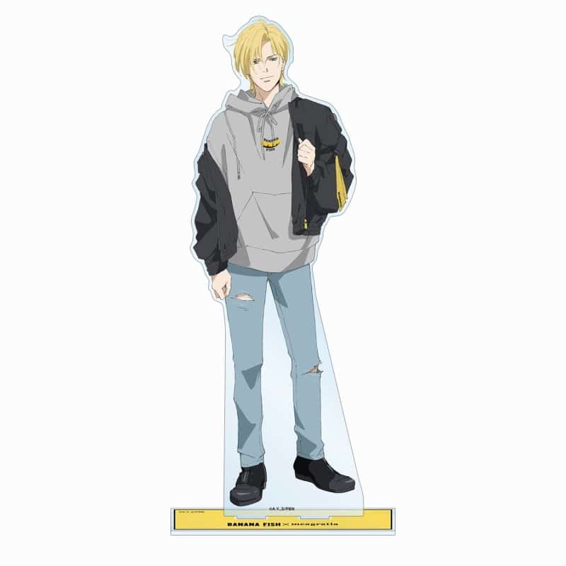 BANANA FISH meagratiaコラボ 描き下ろしイラスト アッシュ・リンクス 私服ver. 特大アクリルスタンド アニメイト2025/03/07 発売