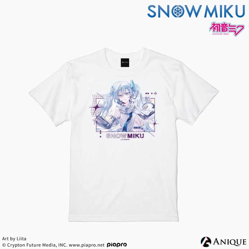 初音ミク [SNOW MIKU] 雪ミク 描き下ろしイラスト初音ミク Art by 梨伊荼(Liita) Tシャツ(フリーサイズ) アニメイトで2025年04月 下旬 発売予定