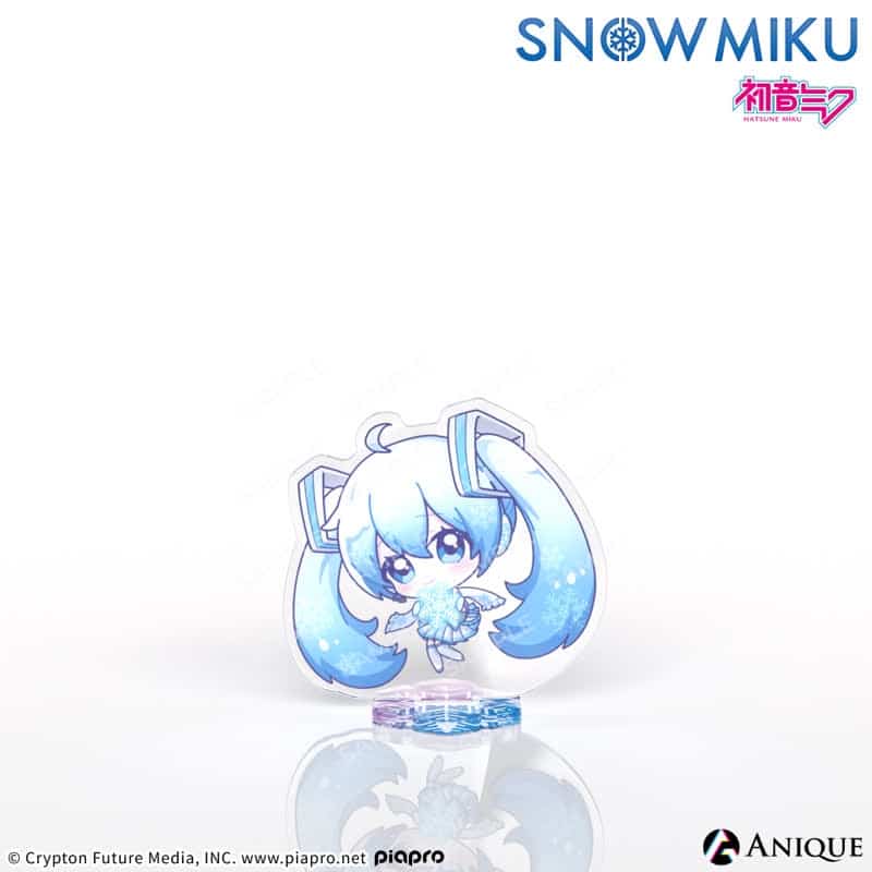 初音ミク [SNOW MIKU] 雪ミク 描き起こしミニキャライラスト初音ミク ミニアクリルスタンド アニメイトで2025年04月 下旬 発売予定