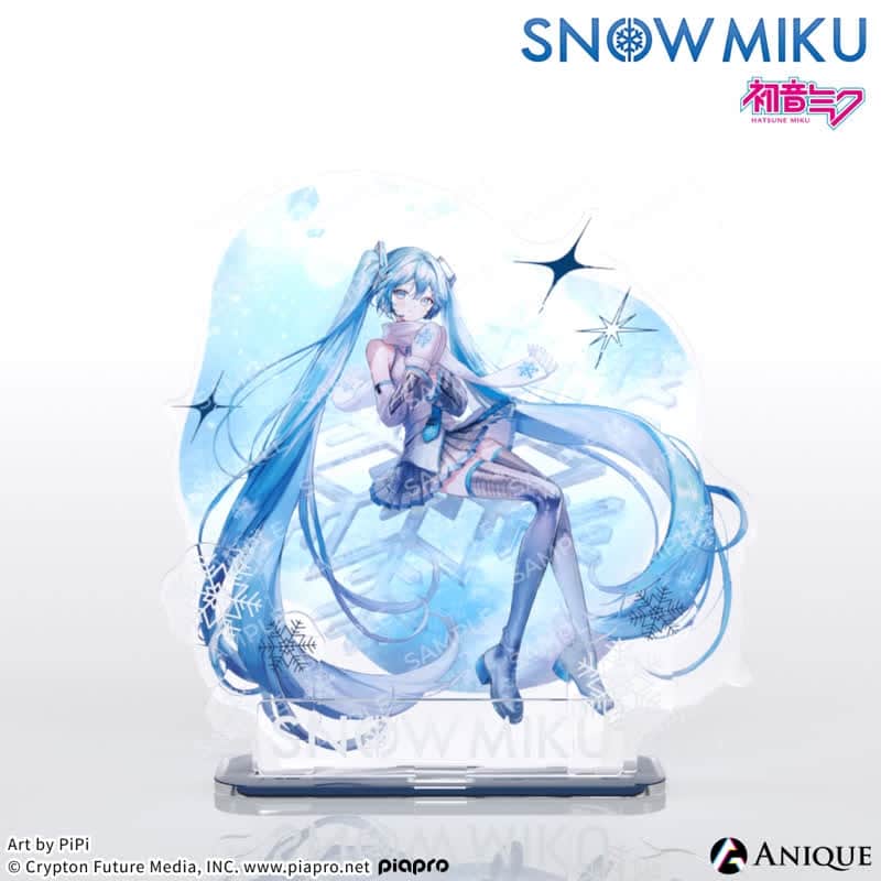 初音ミク [SNOW MIKU] 雪ミク 描き下ろしイラスト初音ミク Art by PiPi ジオラマアクリルスタンド アニメイトで2025年04月 下旬 発売予定