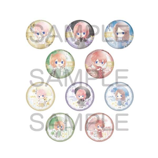 五等分の花嫁∽ 傘っこ 缶バッジ  キャラアニで
                                                2025年01月発売