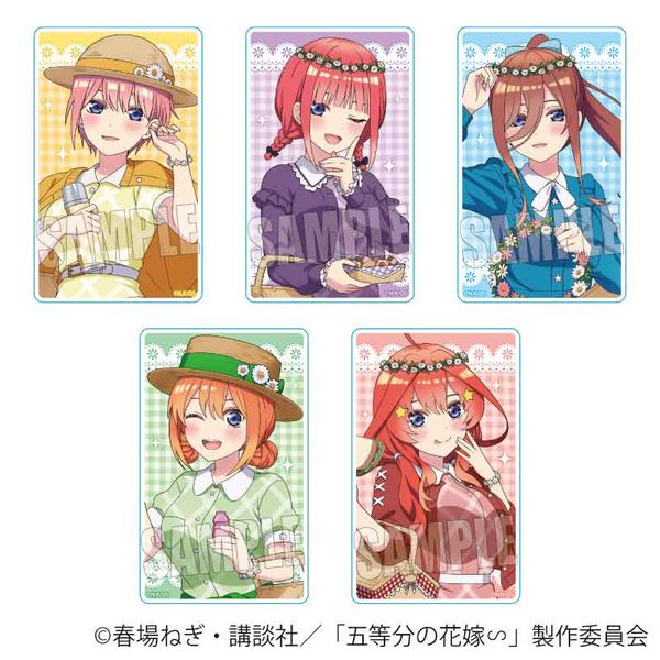 五等分の花嫁∽ トレーディングアクリルカード ピクニックver.  キャラアニで
                                                2025年04月発売