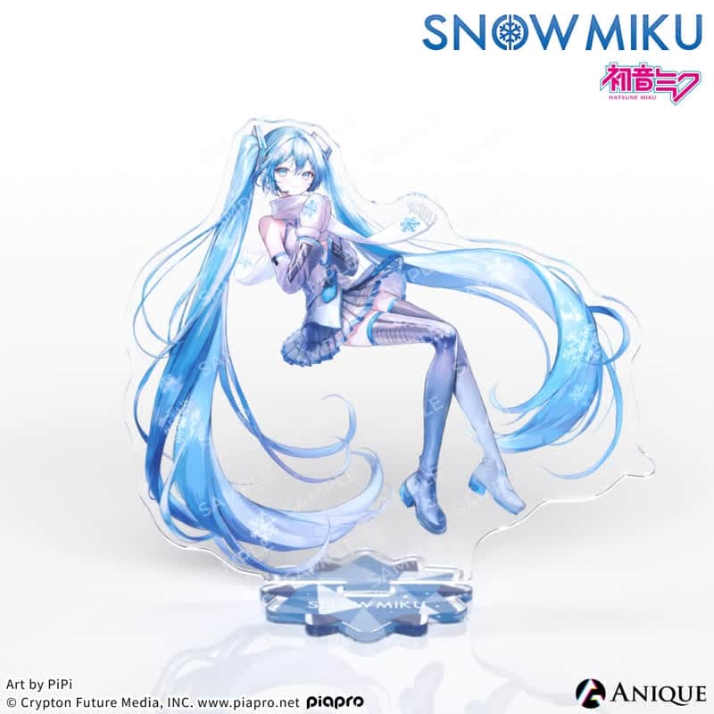 初音ミク [SNOW MIKU] 雪ミク 描き下ろしイラスト初音ミク Art by PiPi アクリルスタンド アニメイトで2025年04月 下旬 発売予定