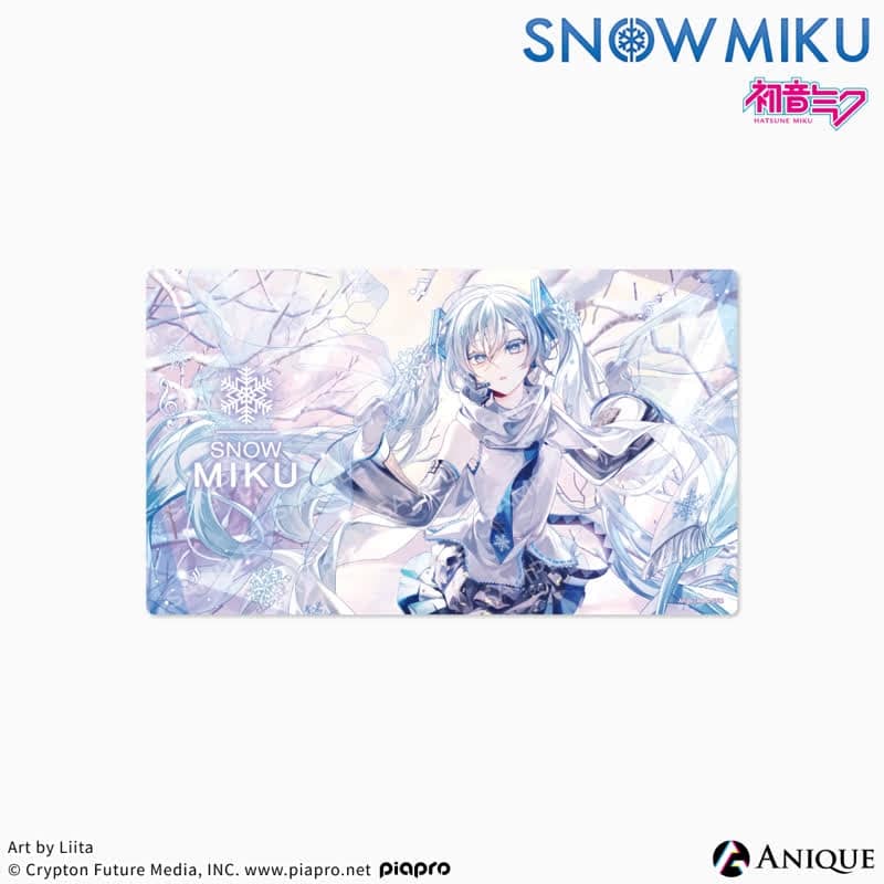 初音ミク [SNOW MIKU] 雪ミク 描き下ろしイラスト初音ミク Art by 梨伊荼(Liita) マルチラバーマット アニメイトで2025年04月 下旬 発売予定