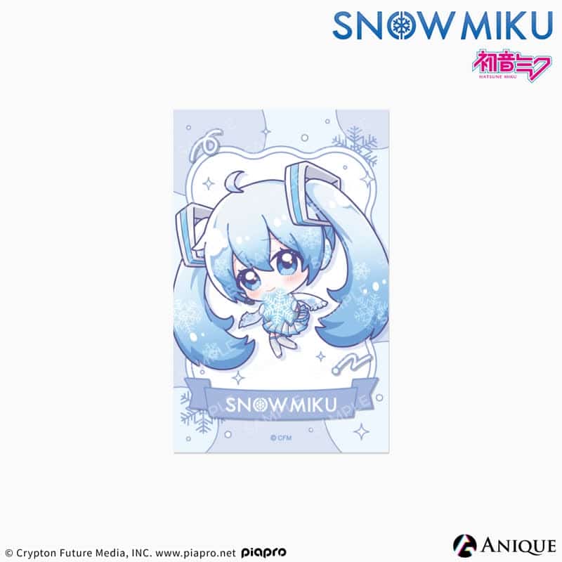 初音ミク [SNOW MIKU] 雪ミク 描き起こしミニキャライラスト初音ミク ミニブロマイド アニメイトで2025年04月 下旬 発売予定