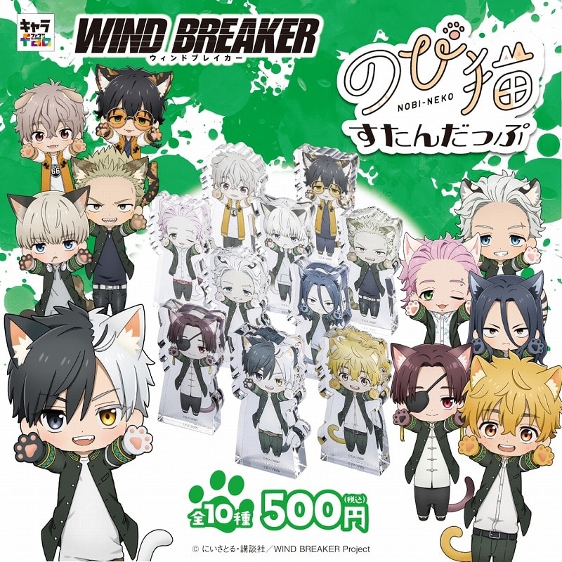 WIND BREAKER のび猫すたんだっぷ
 アニメイトで
2025年02月下旬発売