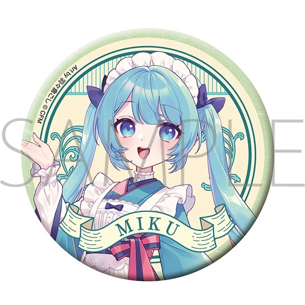 初音ミクシリーズ 缶バッジ/A 初音ミク 和風喫茶 アニメイトで2025/05/30 発売