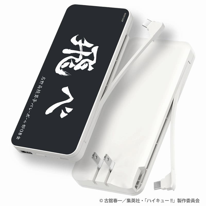 ハイキュー!! ACモバイルバッテリー10000mAh 烏野高校
 
2024年10月4日発売
で取扱中