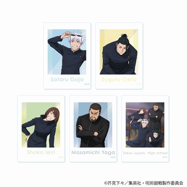 [アニメイト]呪術廻戦 トレーディングフォト風クリアカード Class Photo 懐玉・玉折 全5種
 
2025年6月14日発売