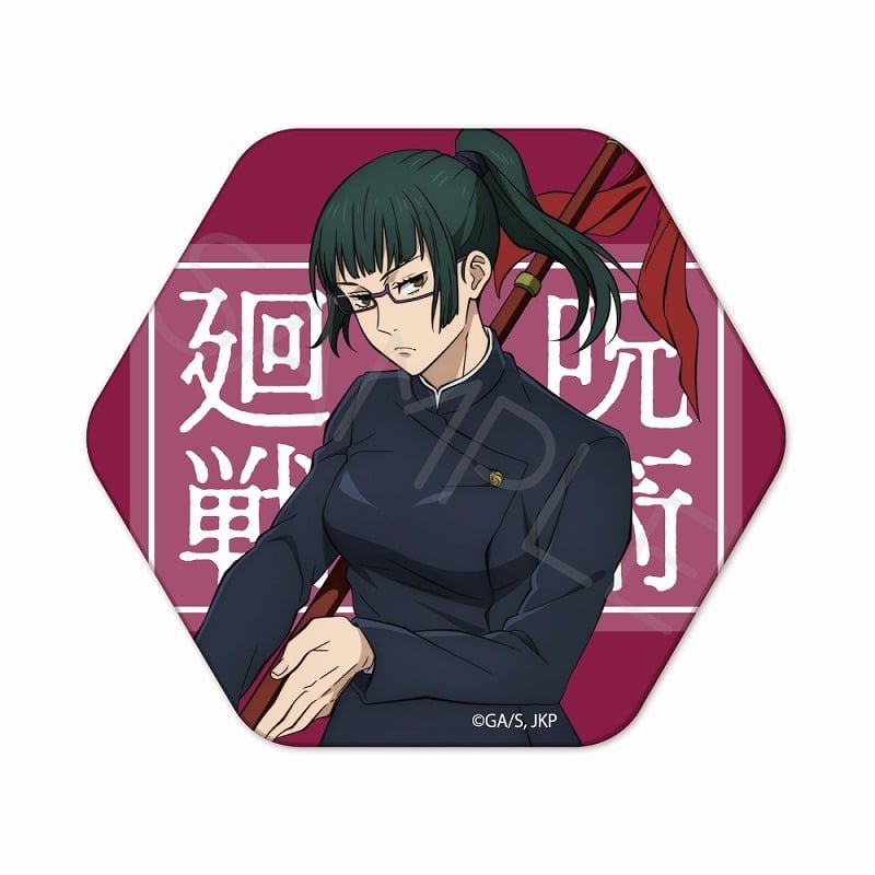 [アニメイト]呪術廻戦 六角形缶バッジ TD(禪院真希)
 
2025年06月下旬発売