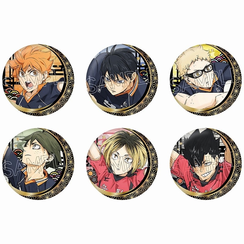 ハイキュー!! 切り絵シリーズ vol.5 箔押し和紙缶バッジ
 
2024年09月上旬発売