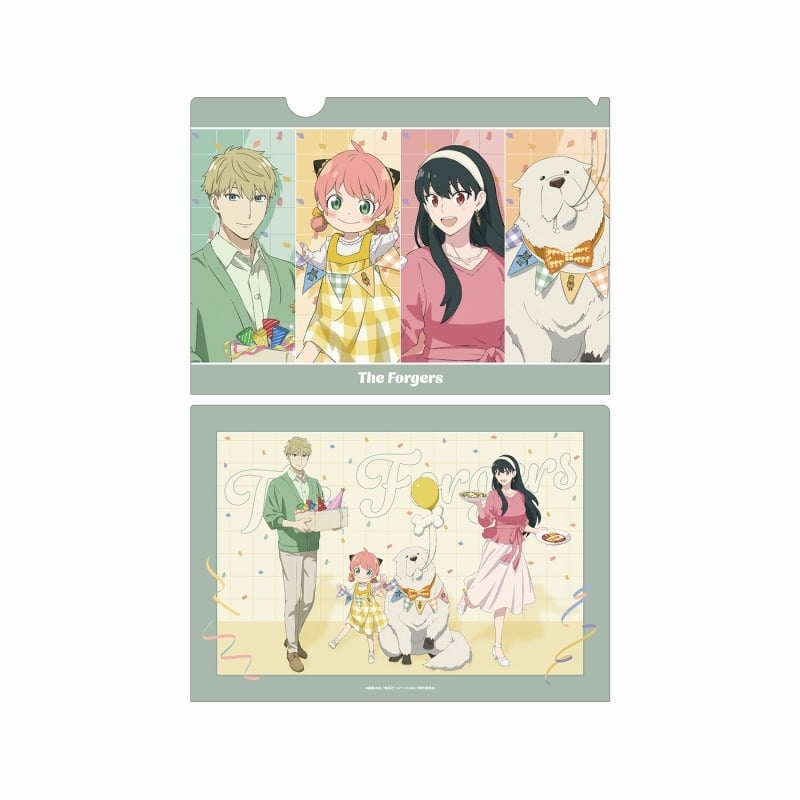 スパイファミリー 描き下ろし フォージャー家 ホリデーパーティーver. クリアファイル
 
2025年7月27日発売
 (アニメイト)
