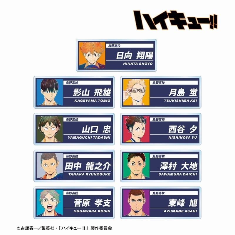 ハイキュー!! トレーディング Ani-Art 第4弾 アクリルネームプレート【アニメイト特典付】
 
2024年9月27日発売