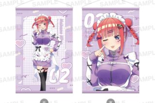 五等分の花嫁* 両面タペストリー  (ジャージメイド ver.) 中野 二乃
 
2025年08月上旬発売