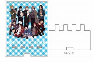 セール
                                    ワールドトリガー デカスマキャラスタンド 03 猫ver. 集合デザイン 描き下ろし     2022年10月発売で取扱中 (ホビーストック)