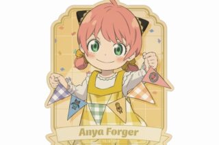 スパイファミリー 描き下ろし アーニャ・フォージャー ホリデーパーティーver. トラベルステッカー
 
2025年7月27日発売
 (アニメイト)