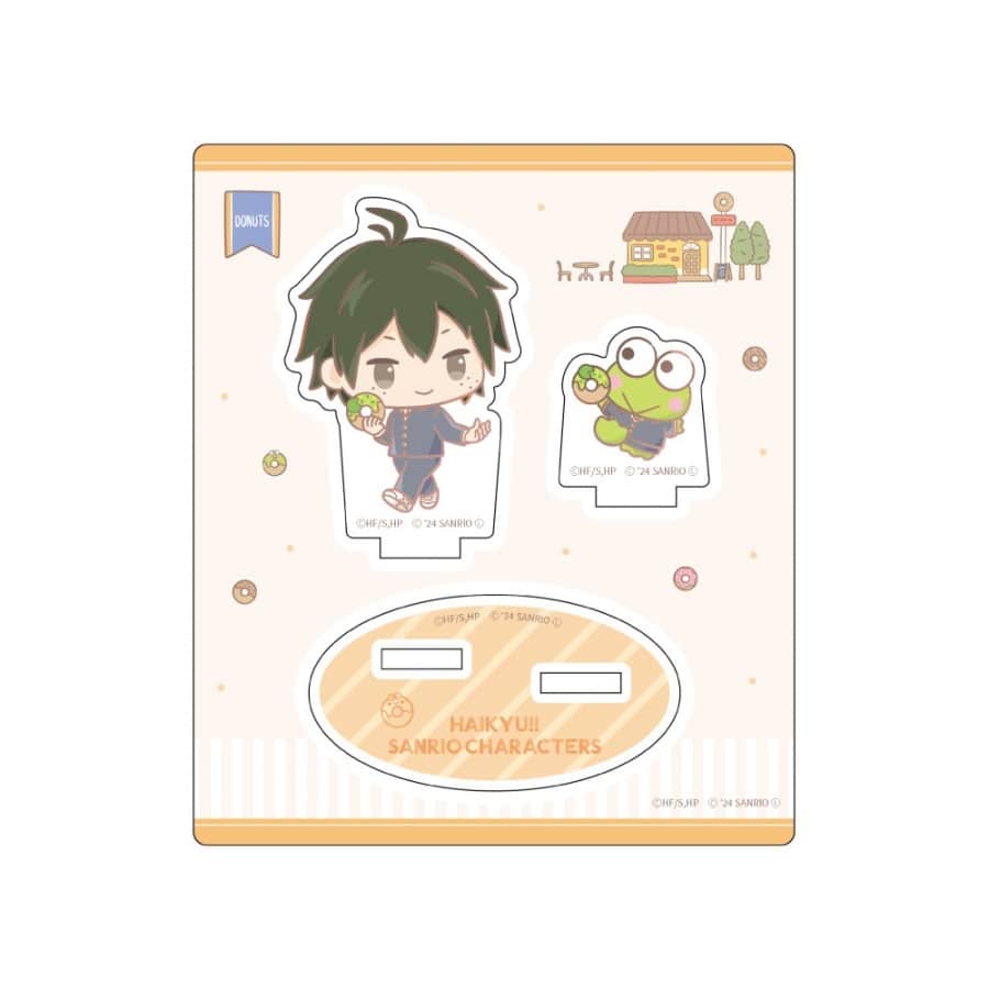 ハイキュー!!×サンリオキャラクターズ アクリルスタンド④山口忠×けろけろけろっぴ
 
2024年8月2日発売