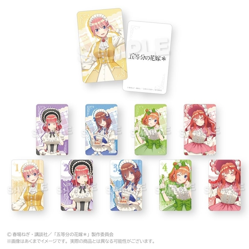 五等分の花嫁* トレーディングホログラムカード スイーツロリータver.
 
2025年05月発売